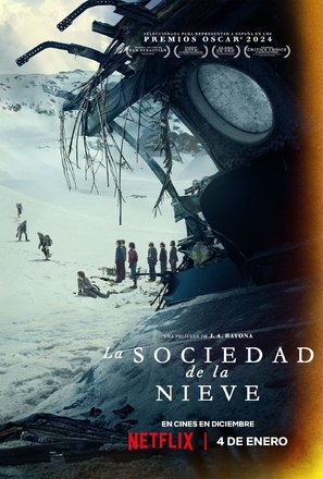 La sociedad de la nieve - Spanish Movie Poster (thumbnail)