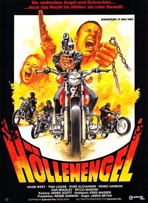 Hell Riders - German Movie Poster (thumbnail)