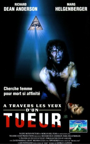 Through the Eyes of a Killer - French VHS movie cover (thumbnail)