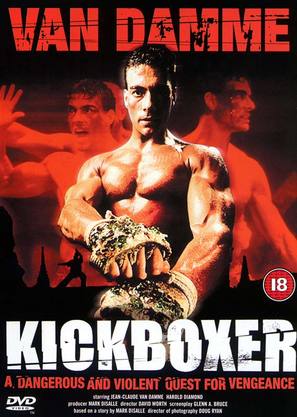 Kickboxer - British DVD movie cover (thumbnail)