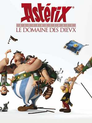 Ast&eacute;rix: Le domaine des dieux - French Movie Poster (thumbnail)