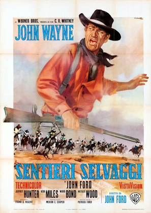The Searchers - Italian Movie Poster (thumbnail)