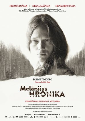 Melanijas hronika - Latvian Movie Poster (thumbnail)