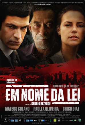 Em Nome da Lei - Brazilian Movie Poster (thumbnail)