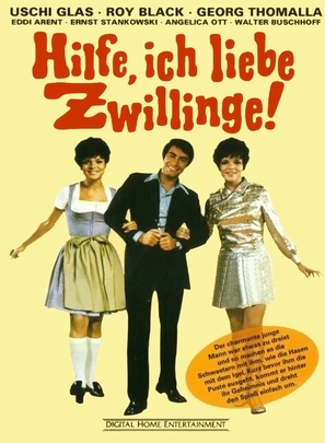Hilfe, ich liebe Zwillinge - German Movie Cover (thumbnail)