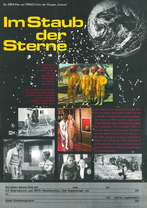 Im Staub der Sterne - German Movie Poster (thumbnail)