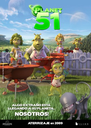 Planet 51 - Spanish Movie Poster (thumbnail)