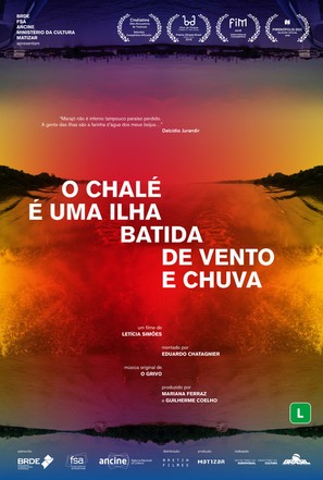 O chal&eacute; &eacute; uma ilha batida de vento e chua - Brazilian Movie Poster (thumbnail)