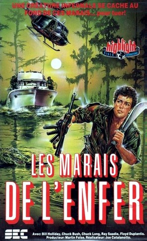 Terror in the Swamp - French VHS movie cover (thumbnail)