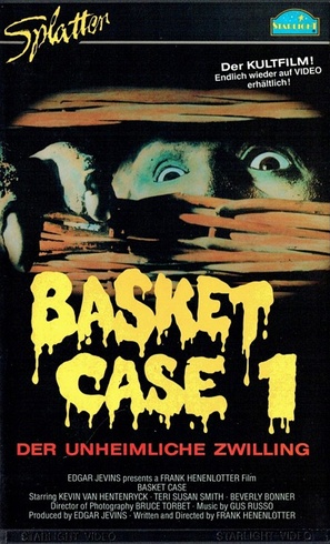 Basket Case - German VHS movie cover (thumbnail)