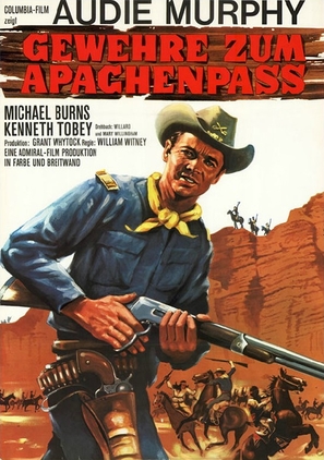 40 Guns to Apache Pass - German Movie Poster (thumbnail)