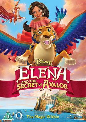 &quot;Elena of Avalor&quot; Elena and the Secret of Avalor - British Movie Cover (thumbnail)