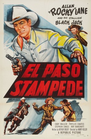 El Paso Stampede - Movie Poster (thumbnail)
