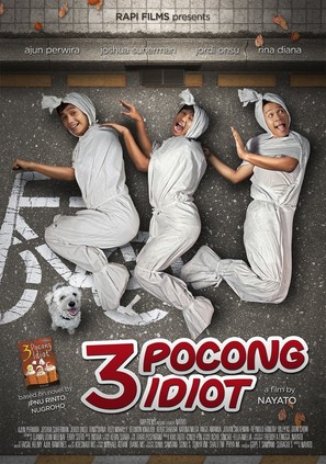 3 pocong idiot - Indonesian Movie Poster (thumbnail)