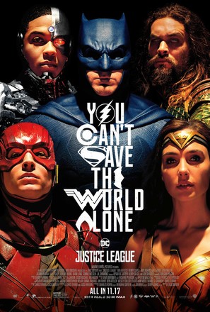 Justice League - Theatrical movie poster (thumbnail)