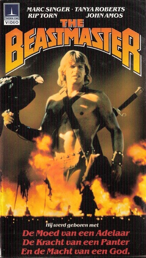 The Beastmaster - German VHS movie cover (thumbnail)