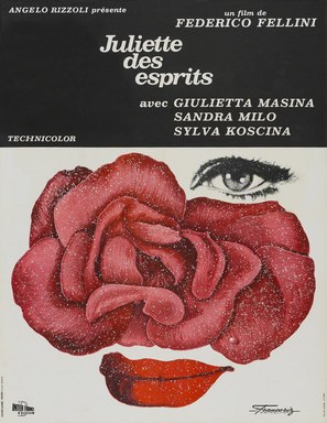 Giulietta degli spiriti - French Movie Poster (thumbnail)