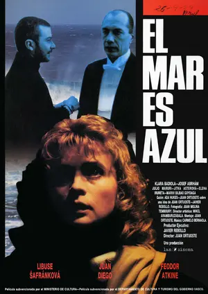 El mar es azul - Spanish Movie Poster (thumbnail)