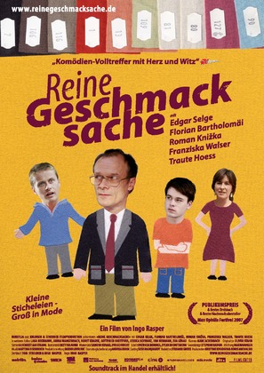 Reine Geschmacksache - German Movie Poster (thumbnail)