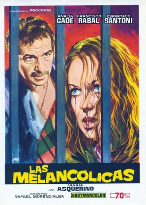 Las melancolicas - Spanish Movie Poster (thumbnail)