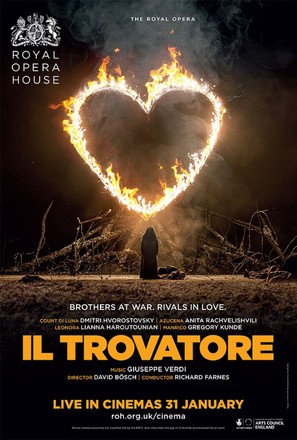 Royal Opera House Live Cinema Season 2016/17: Il trovatore - British Movie Poster (thumbnail)