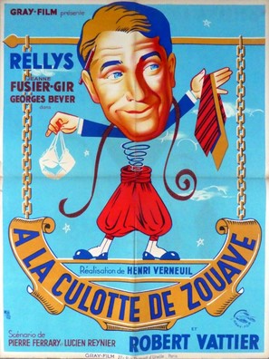 &Agrave; la culotte de zouave - French Movie Poster (thumbnail)