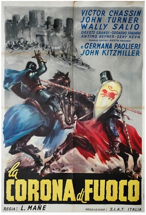 La corona di fuoco - Italian Movie Poster (thumbnail)