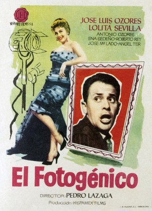 El fotog&eacute;nico - Spanish Movie Poster (thumbnail)