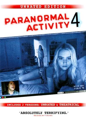 Paranormal Activity 4 - DVD movie cover (thumbnail)