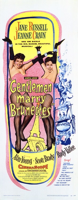 Gentlemen Marry Brunettes - Movie Poster (thumbnail)