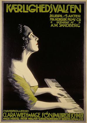 K&aelig;rlighedsvalsen - Danish Movie Poster (thumbnail)