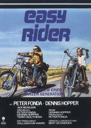 Easy Rider - German DVD movie cover (thumbnail)