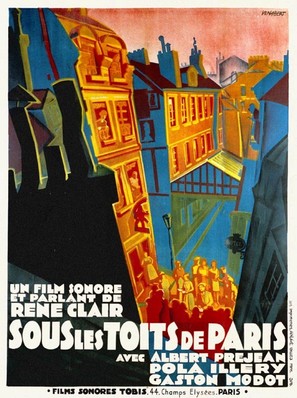 Sous les toits de Paris - French Movie Poster (thumbnail)