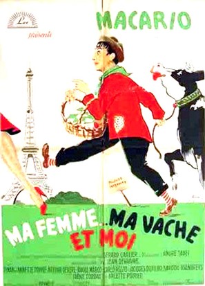 Ma femme, ma vache et moi - French Movie Poster (thumbnail)