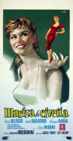 Marisa la civetta - Italian Movie Poster (thumbnail)
