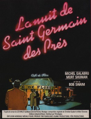 La nuit de Saint-Germain-des-Pr&eacute;s - French Movie Poster (thumbnail)