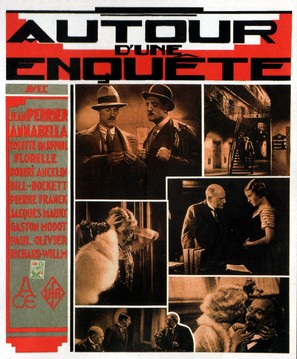 Autour d&#039;une enqu&ecirc;te - French Movie Poster (thumbnail)