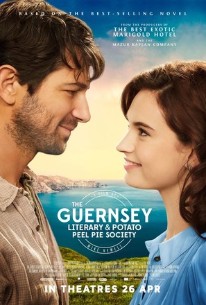 The Guernsey Literary and Potato Peel Pie Society - Singaporean Movie Poster (thumbnail)