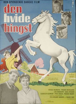 Den hvide hingst - Danish Movie Poster (thumbnail)