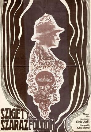 Sziget a sz&aacute;razf&ouml;ld&ouml;n - Hungarian Movie Poster (thumbnail)