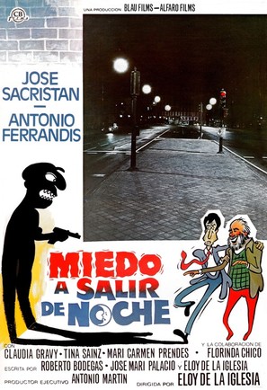 Miedo a salir de noche - Spanish Movie Poster (thumbnail)