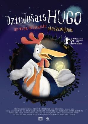 Dziedosais Hugo un vina neticamie piedzivojumi - Latvian Movie Poster (thumbnail)