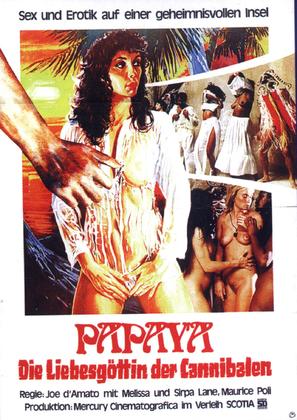 Papaya dei Caraibi - German Movie Poster (thumbnail)