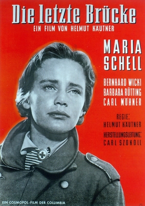 Die letzte Br&uuml;cke - German Movie Poster (thumbnail)