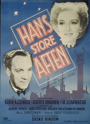 Hans store aften - Danish Movie Poster (thumbnail)