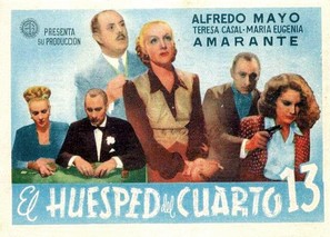 El hu&eacute;sped del cuarto n&uacute;mero 13 - Spanish Movie Poster (thumbnail)