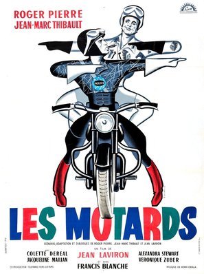 Les motards - French Movie Poster (thumbnail)