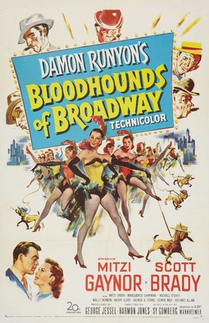 Bloodhounds of Broadway - Movie Poster (thumbnail)