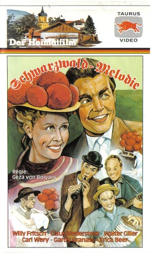 Schwarzwaldmelodie - German VHS movie cover (thumbnail)