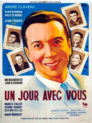 Un jour avec vous - French Movie Poster (thumbnail)